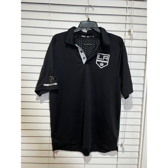 Adidas Los Angeles Kings Polo Shirt -‎ Size L - Picture 1 of 5